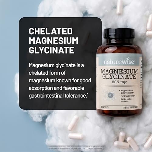 NatureWise Magnesium Glycinate 625 mg (125 mg elemental) – 30 Capsules — view 4