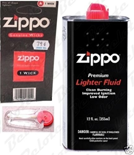 Zippo Outdoors 12 Cans Lighter Fuel 12-Ounce