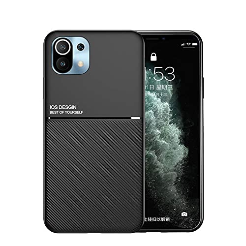 Kepuch Mowen ケース カバー ビルトインメタルプレート対応 Xiaomi 11 - 黒