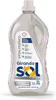 Lava Roupas Líquido Hipoalergênico Girando Sol 2L, Sabão Líquido Lava Roupa Para Peles Sensíveis (Embalagem pode variar)