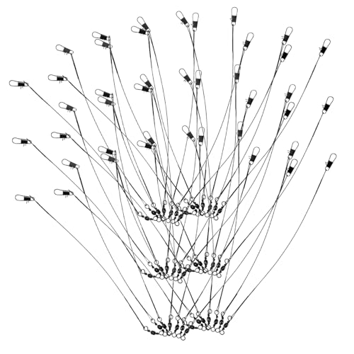 Fishing Leaders Line 50pcs High Strength Wire Leaders