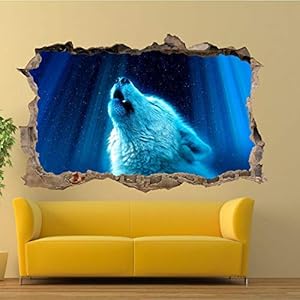 3D effect muurtattoo sticker doorbraak zelfklevende muurschildering muursticker stenen muur doorbraak muursticker tattoo…