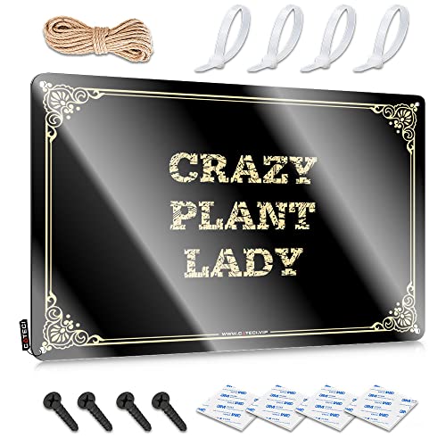 KELVORX Stuff For Your Room Crazy Plant Lady Tin Sign �h�A�f�R���[�V���� �Q���p �ʔ����x���T�C��(20X30cm)