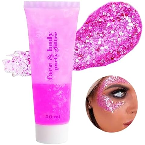 Go Ho Hot Pink Glitter Makeup Cover