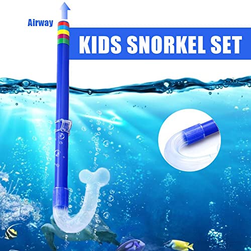 Set de snorkel para niños Andy's Orchids con máscara de buceo, tubo seco y antivaho miniatura 5