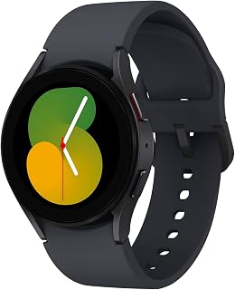 Samsung Galaxy Watch5, Runde Bluetooth Smartwatch, Wear OS, Fitnessuhr, Fitness-Tracker, 40 mm, Graphite