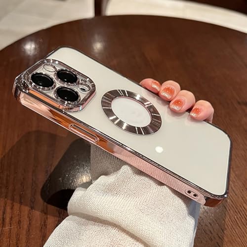 Coque iPhone 14 Plus rose antichoc transparente étui soucle XR XS Max 7 8 Plus