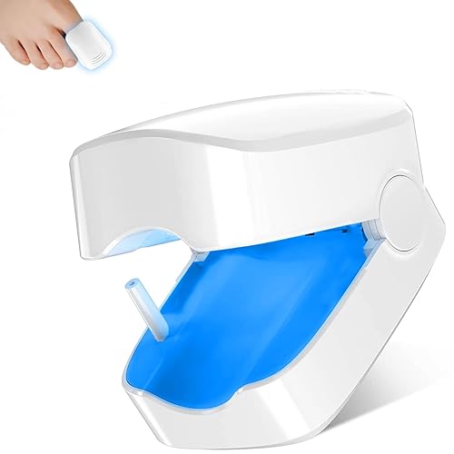 Dispositivo de tratamiento láser de limpieza de hongos en uñas, usando luz infrarroja de 910nm y 470nm azul, tratamiento eficaz de uñas dañadas,