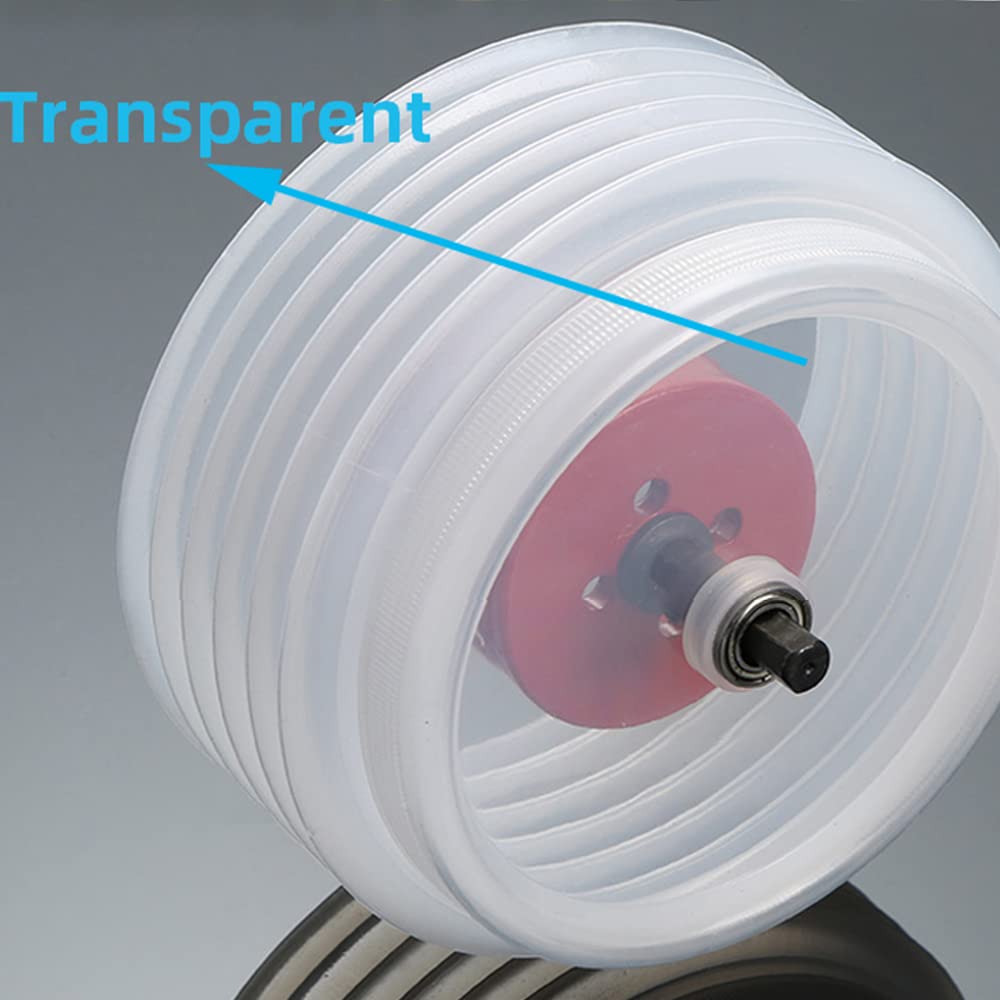 Taladro Colector de polvo Cubierta Agujero Sierra Cuenco para el polvo Inicio Cenicero Bimetálico Accesorios de sierra con cojinetes integrados para abridores de orificios de 125 mm