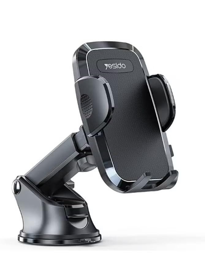 YESIDO C139 Free Stretch Automatic Clip Suction Cup Car Holder for Dashboard Windscreen