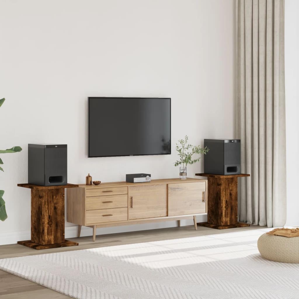 Generico Supporti Altoparlanti 2 pz Rovere 30x30x40 cm Legno Multistrato,Dispositivi elettronici,Audio,Accessori Audio,Accessori per Altoparlante,Supporti per altoparlanti-852658
