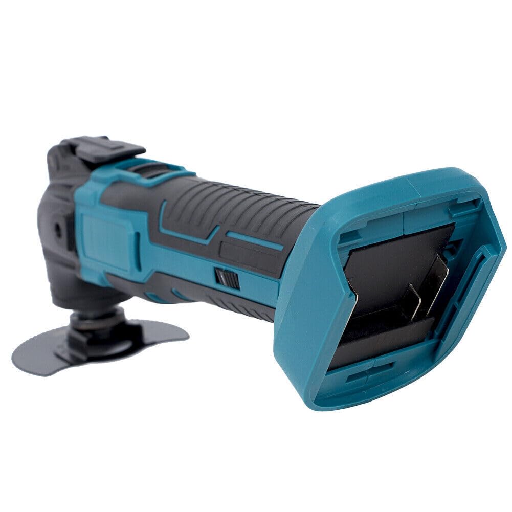 Strumento Multifunzione Oscillante Portatile da 18V, con 2 Batterie da 4.0 Ah, Kit Multifunzione Oscillante con Accessori, 6 Velocità Regolabili, per Raschiatura Lucidatura Taglio