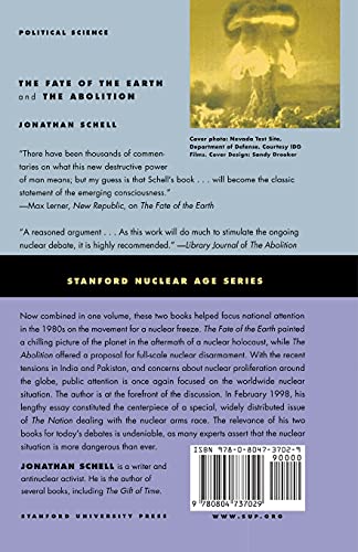 The Fate Of The Earth And The Abolition (Stanford Nuclear Age Series) #TOP1