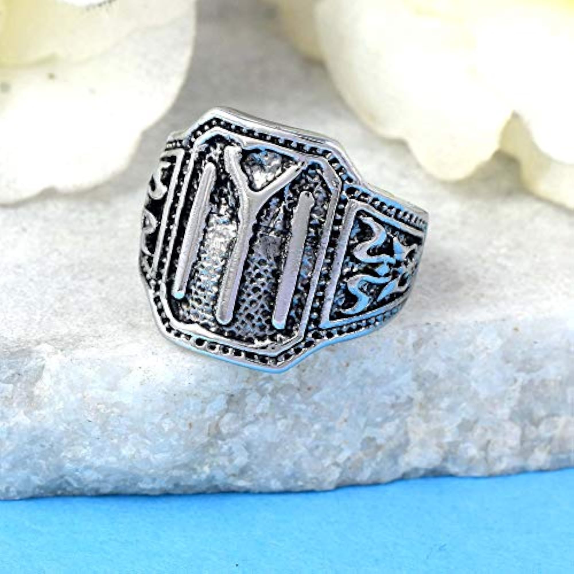 Pewter Dirilis Ertugrul KAYI Qabila Fashion Fingerring