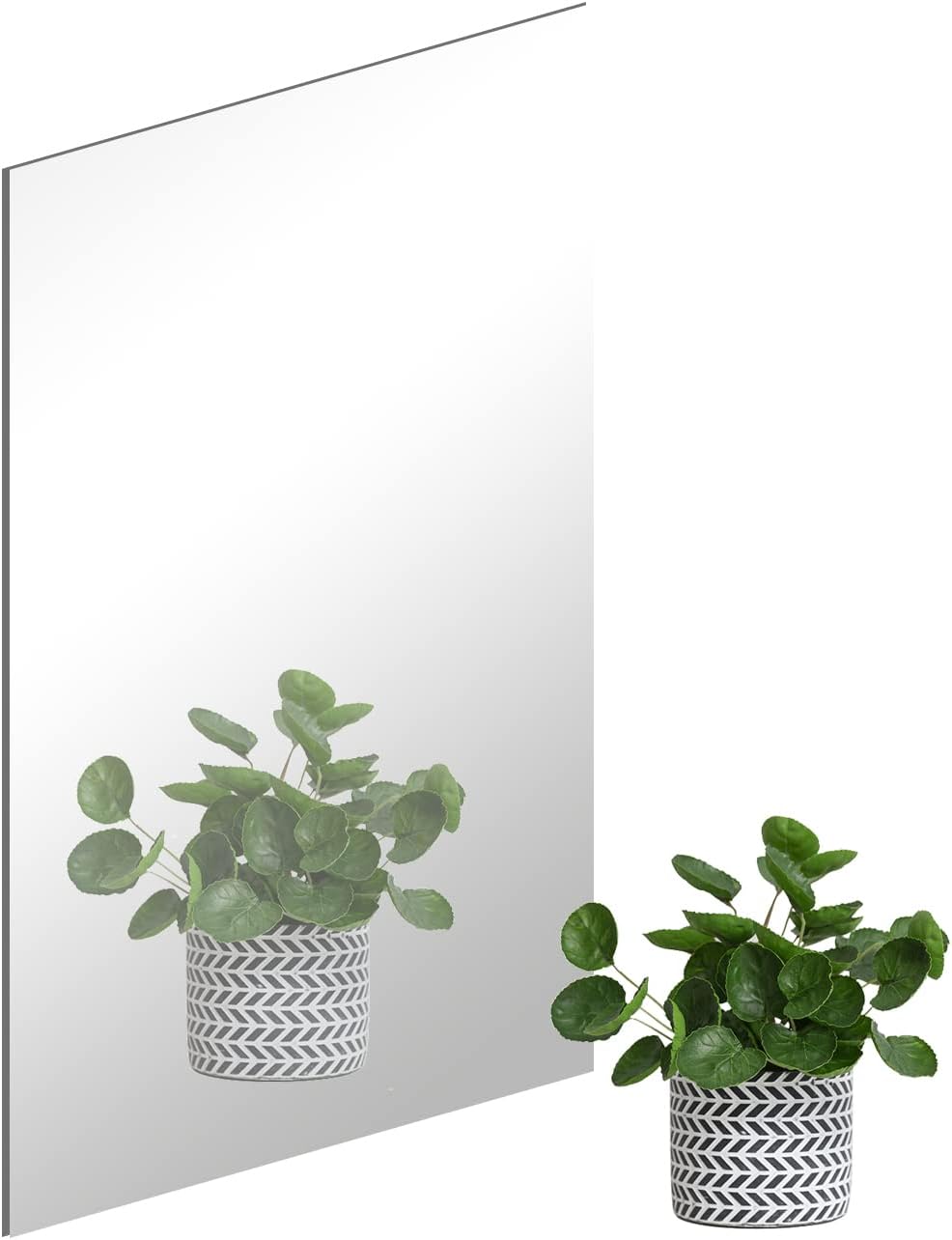 40x30cm Frameless Acrylic Mirror, 1 Pcs, 3mm Thick, Unbreakable, Rectangular, HD, Self-Adhesive, Sticky, Wall Adhesive, for Home,Decor