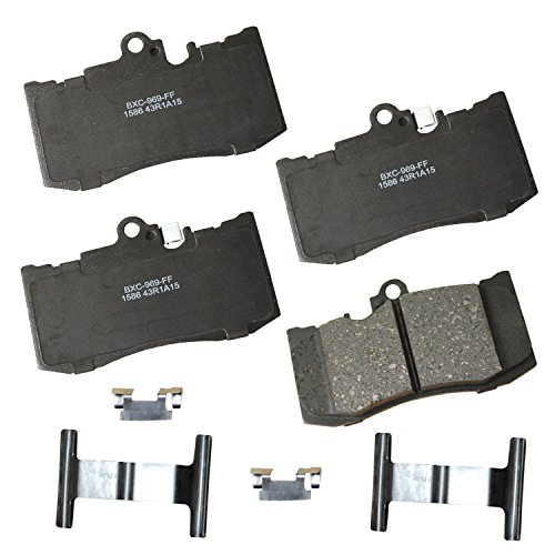 Image of Bendix Premium SBC1586 Ceramic Front Brake Pads for Select Models Lexus GS200t, GS300, GS350, GS430, GS450h, GS460, IS200t, IS300, IS350, LS600h, RC200t, RC300, RC350, Mercedes-Benz B250