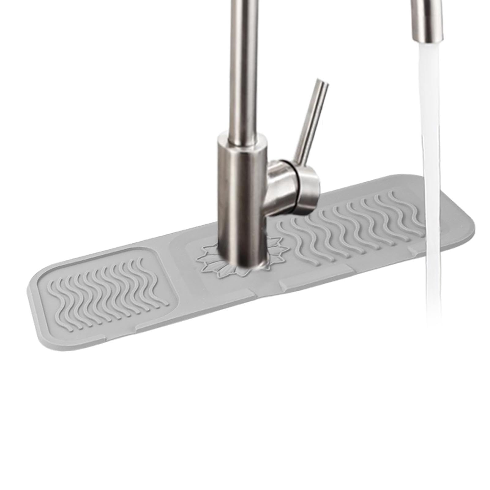 Tap Drying Mat for Kitchen, Sink Protector, Sink Tap Mat, Cut to Size Design Tap Mat, Drip Mats, Sink Protector in Compact Design, Easy to Clean, Ru