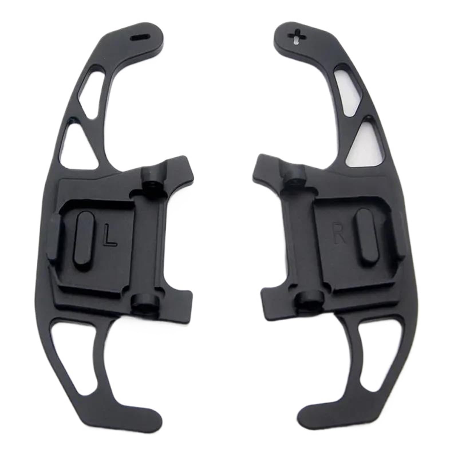 Bvfsxhs Black Car Paddle Shift Accessories Car Steering Wheel Paddles Extender Shift For Golf 7 7.5 Gti Mk7(Black)