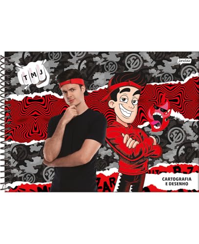 CADERNO ESPIRAL 275X200MM CD CART 80FLS ENALDINHO FSC - JANDAIA - 74498-24