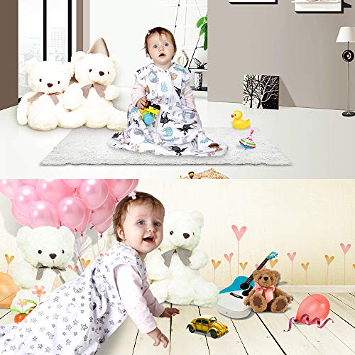 Lictin Slaapzak baby zomerslaapzak babyslaapzak instelbaar 70-90 cm voor pasgeborenen 3-18 maanden - Afbeelding 7