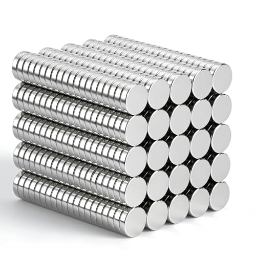 Image of DIYMAG Small Stronge Rare Earth Magnets, 500 Pack, 8x1mm - Neodymium Magnets for Refrigerator, DIY, Crafts, Kitchen & Office
