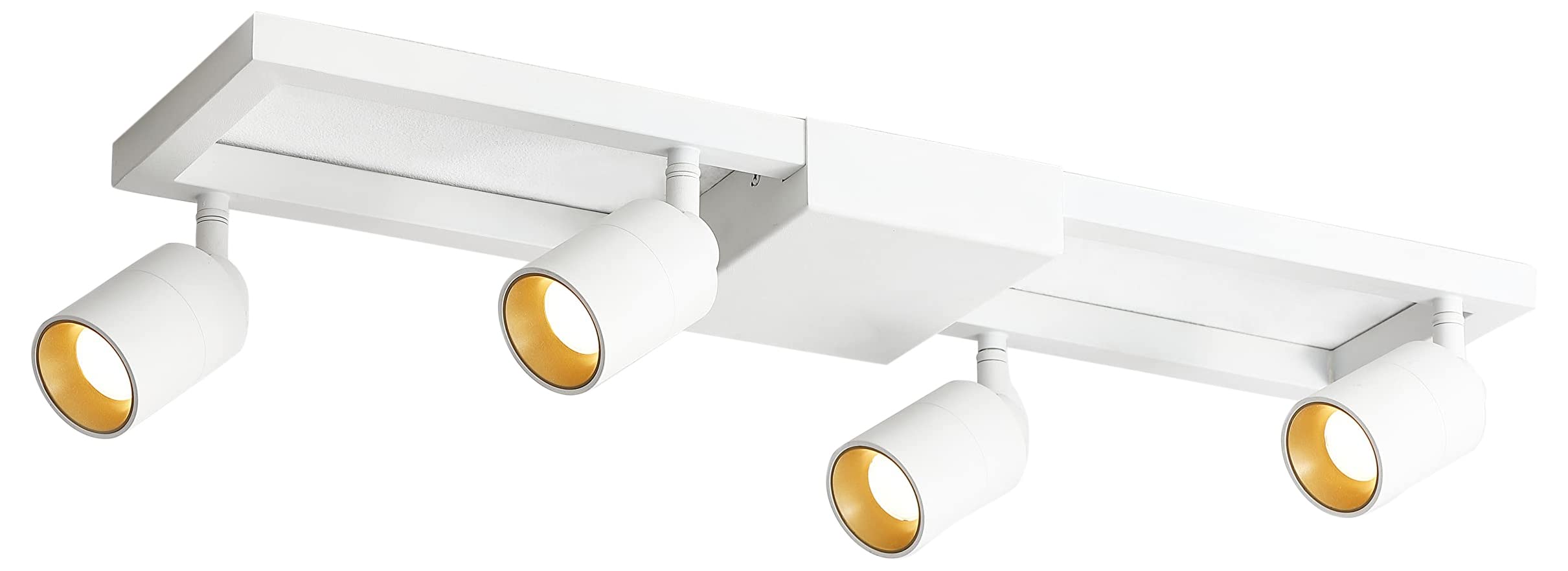 Shura Square 4-Light Integrated White LED Ceiling Light with Swivel Heads, Adjustable Flush Mount Ceiling Light, 3000K, 1820 Lumens-picture-42