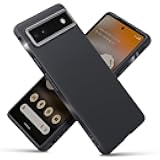 Color Brick Compatible with Google Pixel 6a Case 5G (2022), Dust-Resistant Silicone-Feel TPU with Protective PC Camera Ring - Dusk