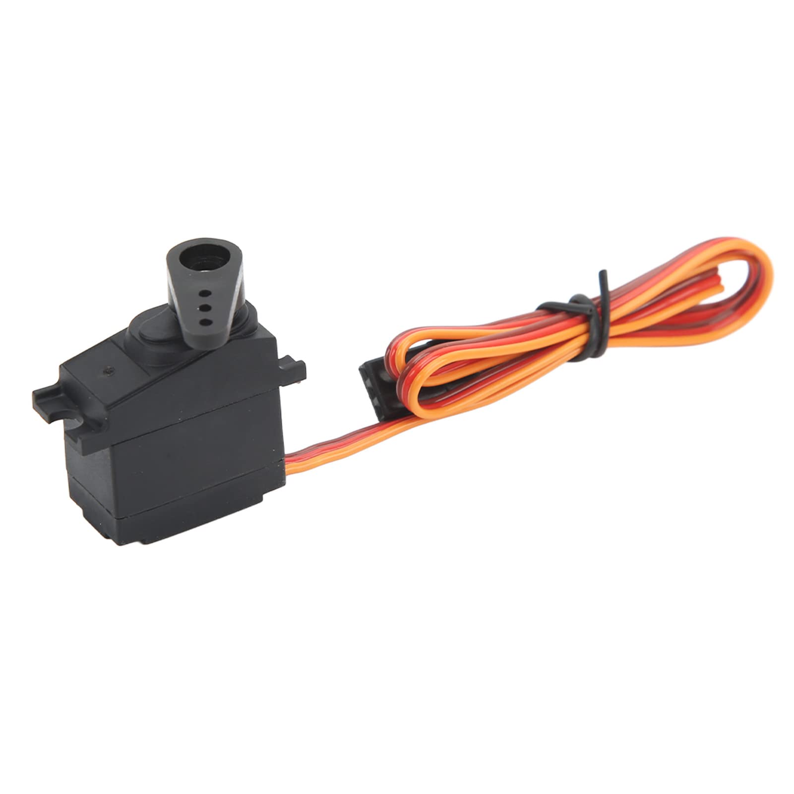 Metalowy samochód RC Mikroserwo o wysokiej wydajności Wodoodporne, stabilne Mikroserwa z metalowymi zębatkami z buforem 25T Ramię serwa dla samochodów Traxxas Summit 1/10 RC (Ti Color)