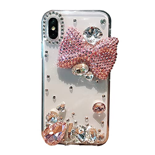 Coque silicone diamant iPhone 12 13 14 Pro Max antichoc transparente