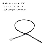 Vista 2 de Sonda de termistor NTC 15K 1.3ft impermeable epoxi sensor de temperatura, [para transmisor de temperatura digital] – 5 piezas