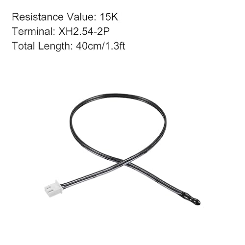 Miniatura 2 de Sonda de termistor NTC 15K 1.3ft impermeable epoxi sensor de temperatura, para transmisor de temperatura digital  5 piezas