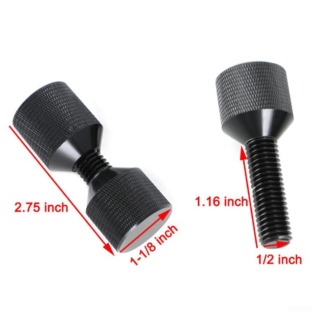 Outil d'alignement de bride en aluminium, design ergonomique, anodisé noir pour un alignement parfait des canalisations