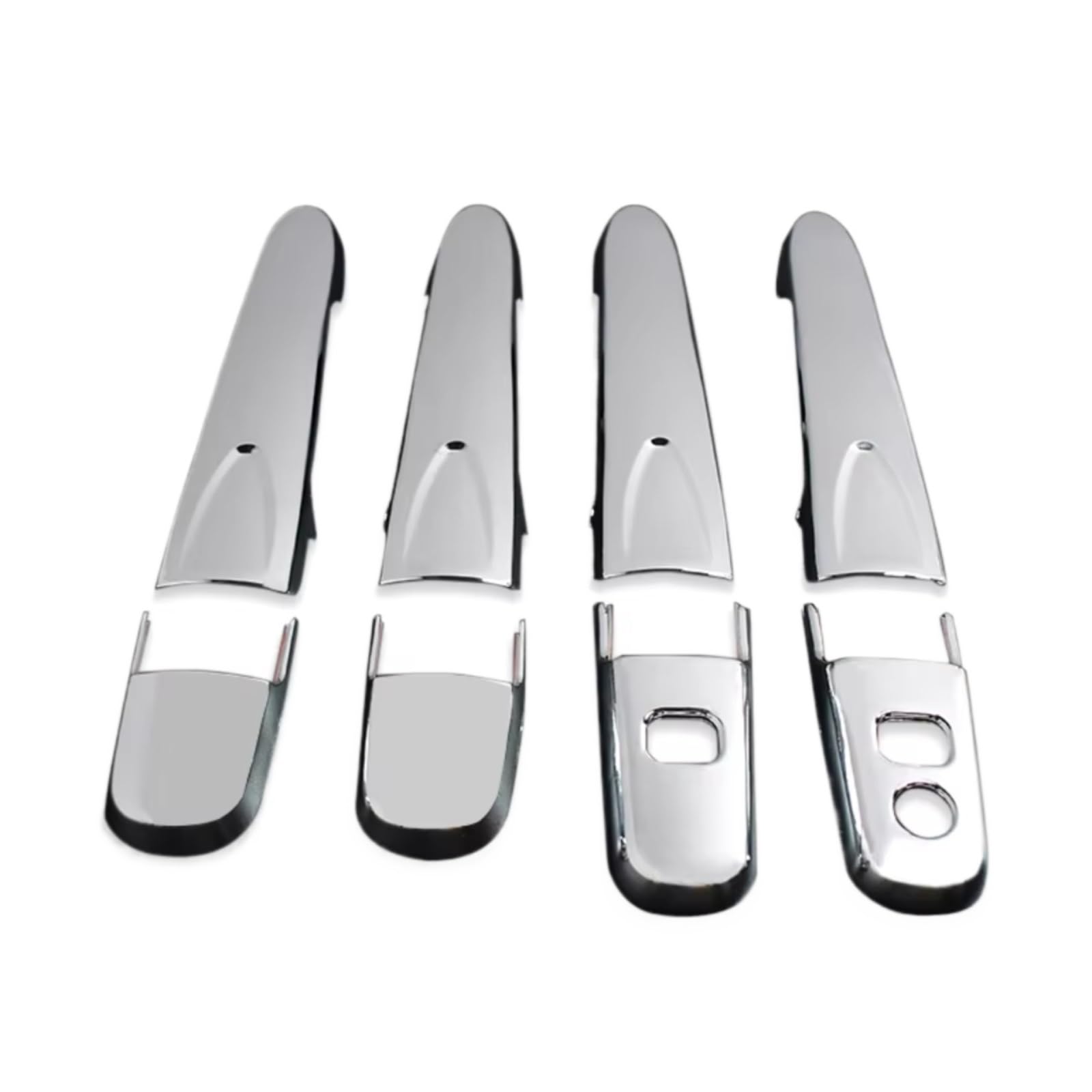 Jjrfvbgt One Color Door Handle Trim Compatible With Toyota For Rush 2018 2019 2020 2021 Abs Chrome Cover With Hole Accessories Car Exterior Door Handle Housing(Chrome Matte)