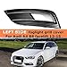XLL Grille antibrouillard Voiture Accessoires 8K0807681K 8K0807682K Pare-Choc Avant Fog Lampe Grill Cover Fit for Grillages Audi A4 B8 Facelift 2012 2013 2014 2015 (Color : Left)