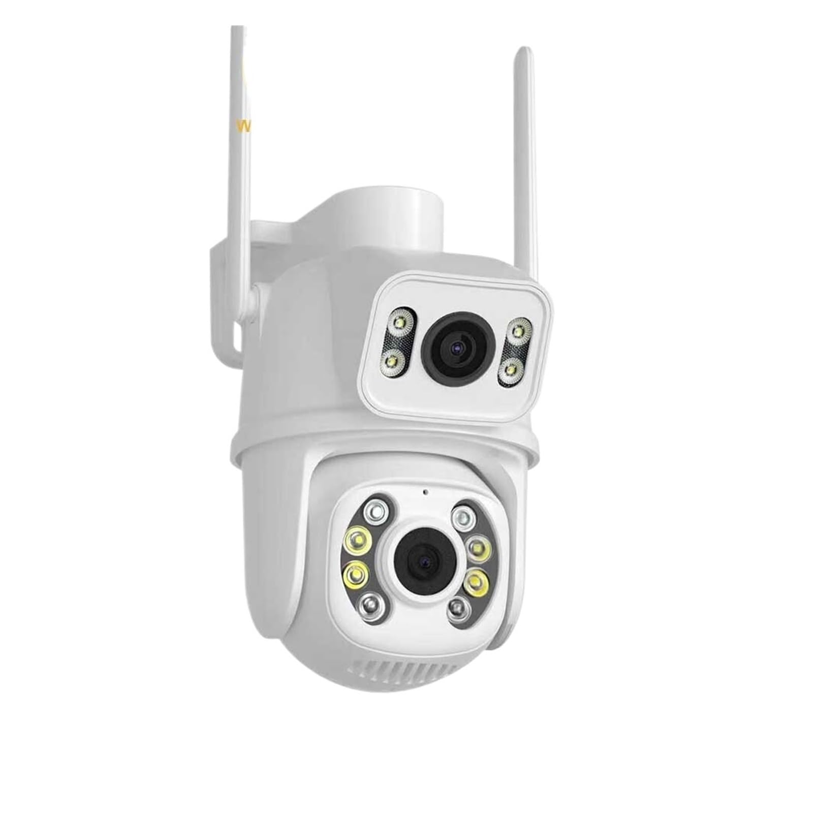 Kamera bezpieczeństwa, 8MP 4K kamera PTZ Wi-Fi podwójny obiektyw podwójny ekran Ai wykrywanie człowieka automatyczne śledzenie bezprzewodowa kamera zewnętrzna(4MP NO SD Card)