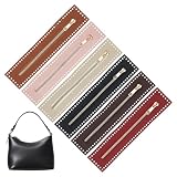 Applicazione versatile--Queste cerniere all'uncinetto in pelle PU sono perfette per una vasta gamma di progetti fai da te. Che tu stia lavorando a portafogli all'uncinetto, aggiungere accessori unici ai jeans, o impegnarsi in vari mestieri artigianali, sono adatti. I fori preforati (3x3.5mm ) rendono la cucitura un gioco da ragazzi, consentendo un'integrazione perfetta nelle tue creazioni