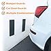 4 Pack High Density Garage Car Door Protector-Garage Wall Protector Bumper Guard for Car Doors Anti,Self Adhesive EVA Foam for Warehouse Parking Assist Collision (11.8x3.93x1.18 inches)