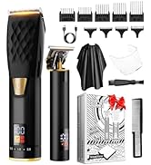 Waking Forest Hair Clippers and Trimmers Set, Professional Hair Clippers for Men - Cordless Beard...