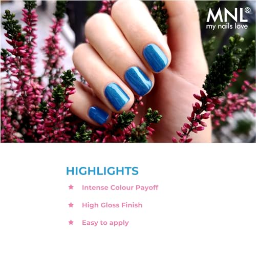 Image of MNL Glossy Mini Nail Polish Set Party Collection Highly Pigmented & Long-Lasting Nail Enamels, 4.5ml Each Chip-Resistant, Ideal for Nail Art 10pcs