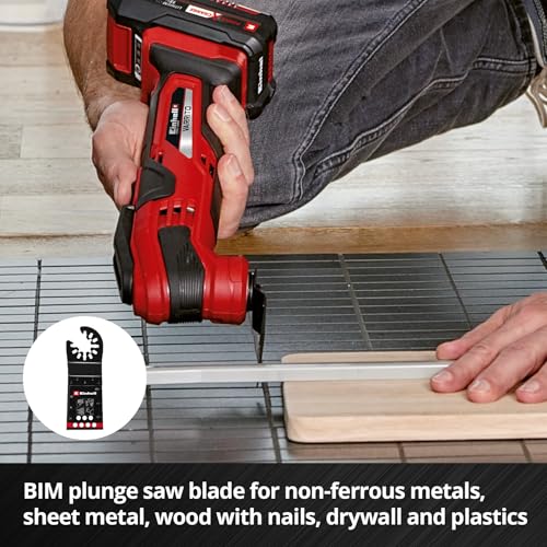 Original Einhell 4-Piece Multitool Set (BIM Plunge Saw Blade, BIM Half-Round Saw Blade - Image 4