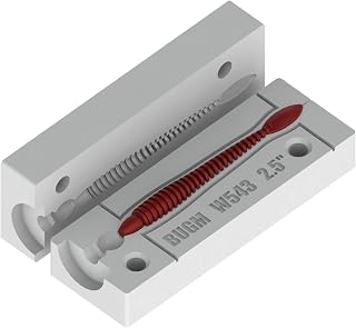 Soft Lure Injection Mold for Ribster Drop Shot Worm DIY Soft Plastic Bait Lure Making Tool