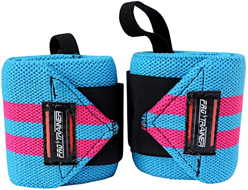 Munhequeira Profissional Crossfit Powerlifting Lpo Pulso (PRETO COM BRANCO)