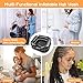 Portable Hair Washing Station-Samlomi Hair Washing Basin for Bedridden, Inflatable Shampoo Bowl Newly Upgraded No Need for Pump,The Perfect for Locs Detox, Bedridden,Disabled,Injured（Black）