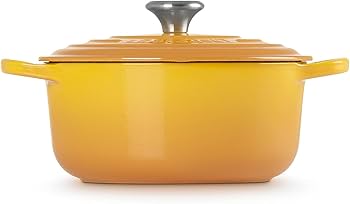 フランス製/ルクルーゼ/ココット/オーバル/25/ホーロー/琺瑯/イエロー/① Amazon | Le Creuset(ル・クルーゼ) SIGNATURE ココットロンド 20cm