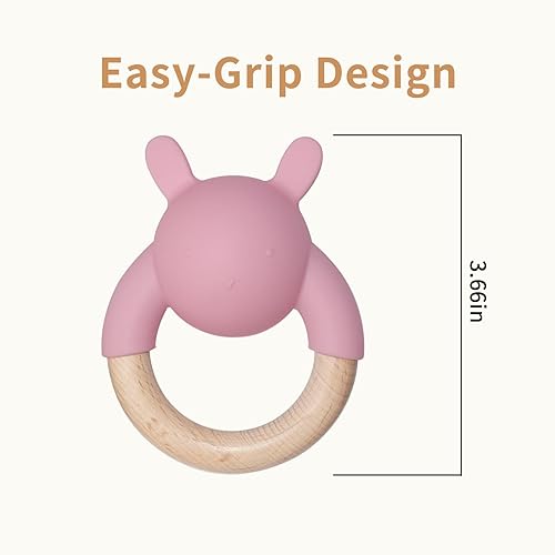 Miniatura 4 de Juguetes de dentición para bebés, juguetes masticables de silicona para calmar las encías del bebé, mordedores para bebés de más de 3 meses,