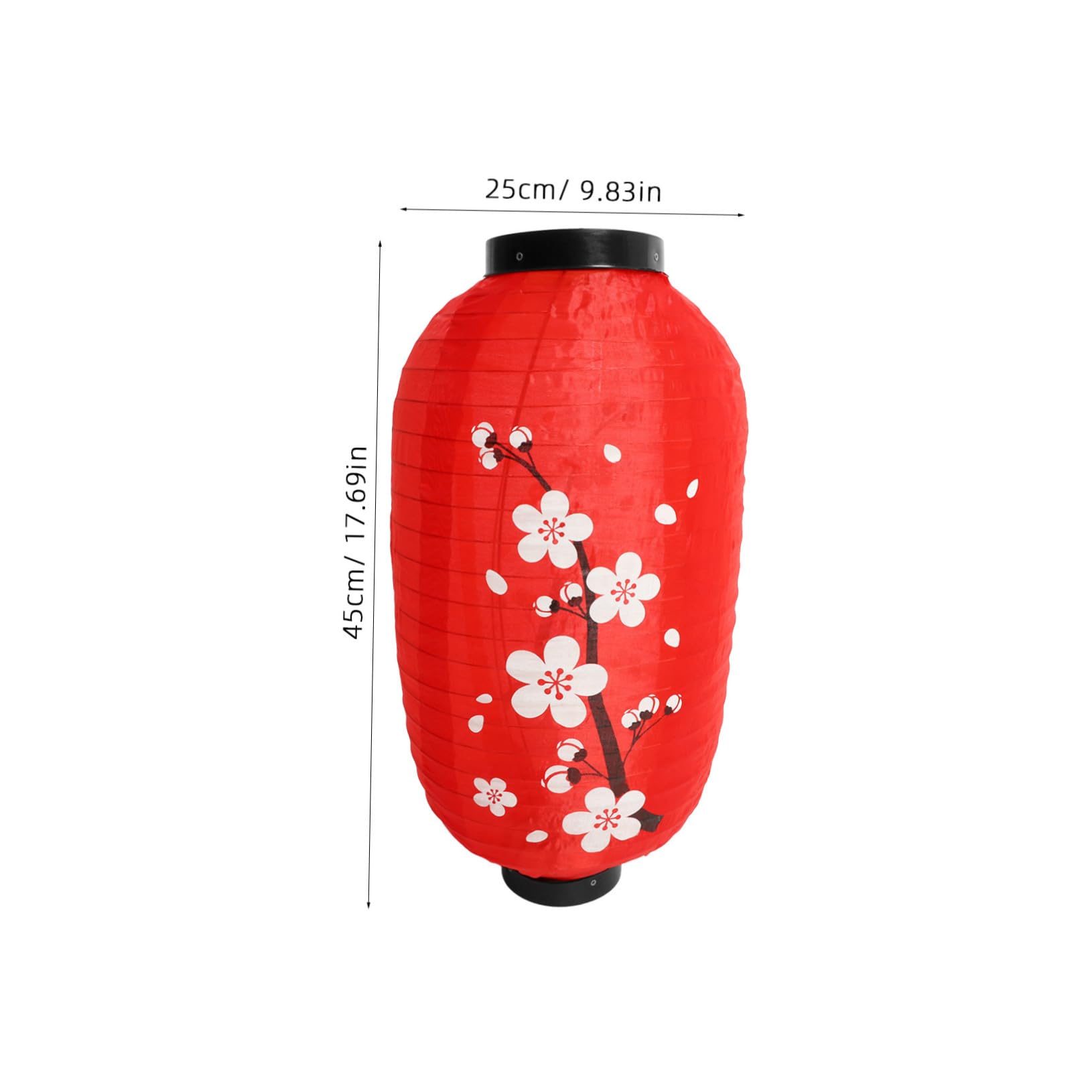 Cabilock 2Pcs Japanese Hanging Lanterns Traditional Lanterns for Home Decor Restaurant Decoration and Festive Occasions Floral Design with