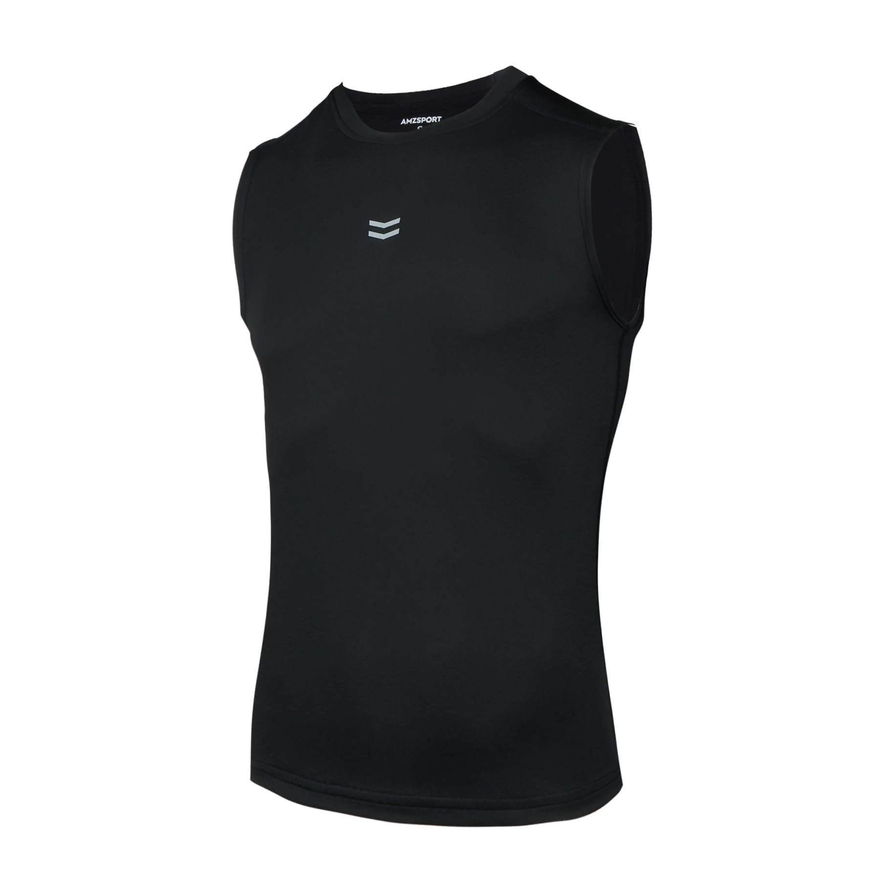 AMZSPORT Herren Kompressionsshirt Sports Tank Top Ärmelloses Funktionsshirt Laufshirt