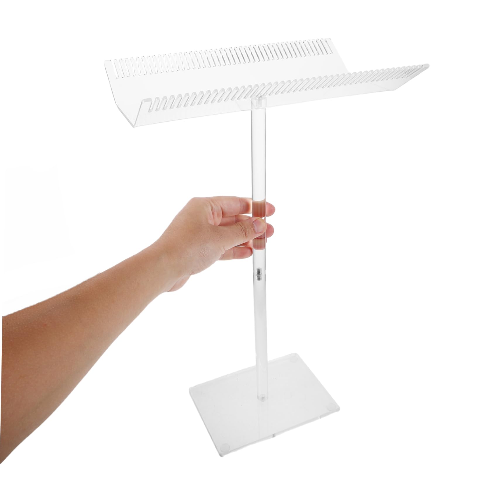 GALPADA Supporto per Extension e Parrucche in Acrilico Trasparente Organizer Stabile e Facile per e Domestico Extension Compatto e Resistente per Esposizione e Styling
