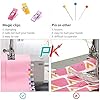 Doukey Large Sewing Clips Fabric Clips 50PCS Jumbo Quilt Clips for Quilting Assorted Colors, Multipurpose Craft Sewing Supplies Quilting Accessories Crafting Tools #5