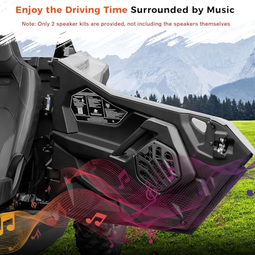 HugeUTV 6.5" Door Speakers Pods for Polaris RZR PRO XP/R/S 4 2025+ by HugeUTV - Used condition - Image 2